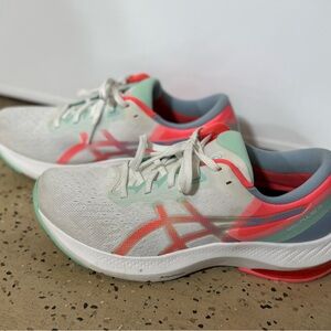 ASICS Women's Gel-Pulse Athletic Shoes - White, Coral, and Mint